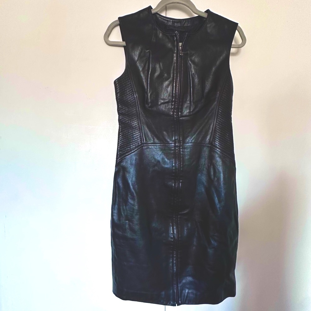 Kenneth Cole leather dress